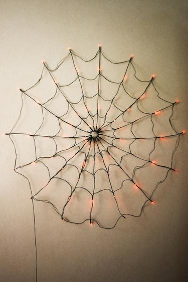 DETSKÁ SVETELNÁ GIRLANDA PAVUČINA HALLOWEEN - zelená zn. Zara