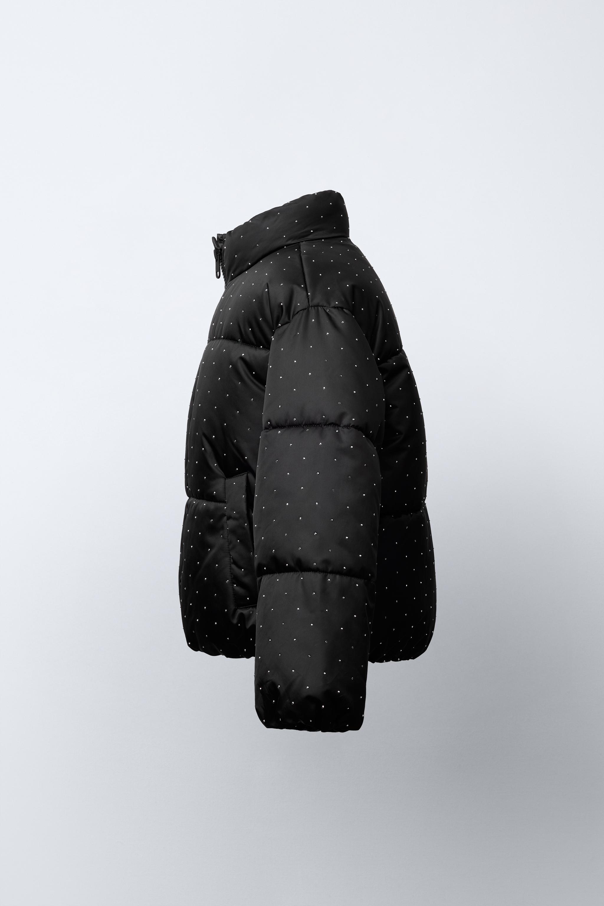 RHINESTONE PUFFER JACKET