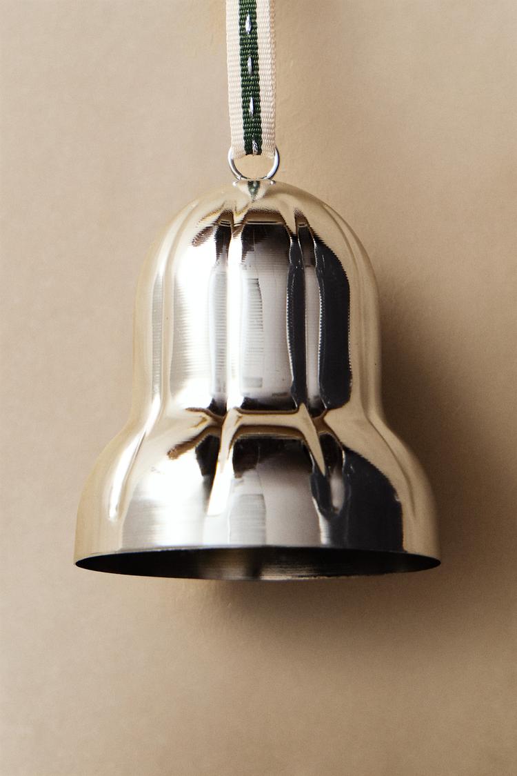 SILVER BELL CHRISTMAS TREE DECORATION — P