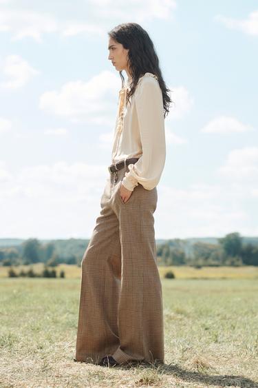 CHEMISE ROMANTIQUE À NŒUD ÉDITION LIMITÉE - Pêche de Zara - Image 1