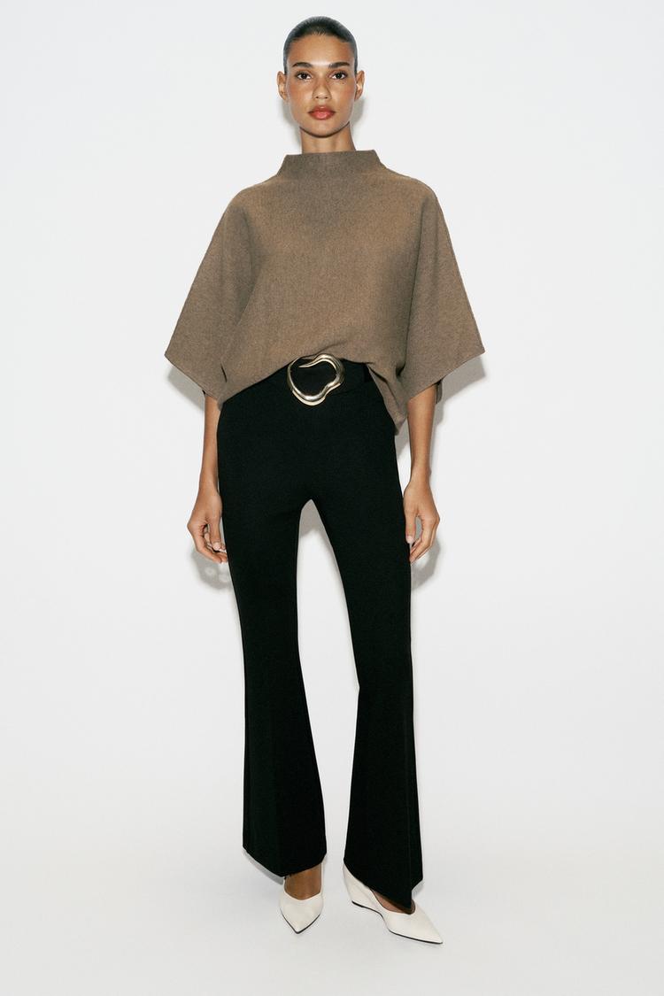 WIDE-SLEEVE KNIT JUMPER