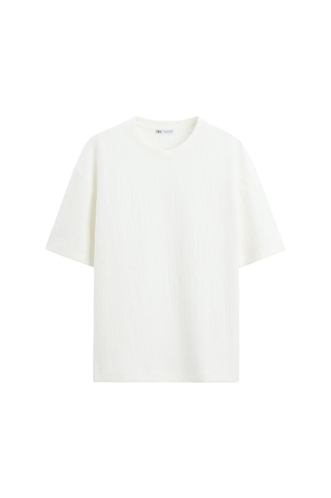 RELAXED FIT STRUCTURED T-SHIRT - Image 4