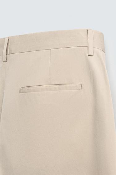 STRAIGHT FIT TROUSERS LIMITED EDITION - Oyster-white by Zara - Image 9