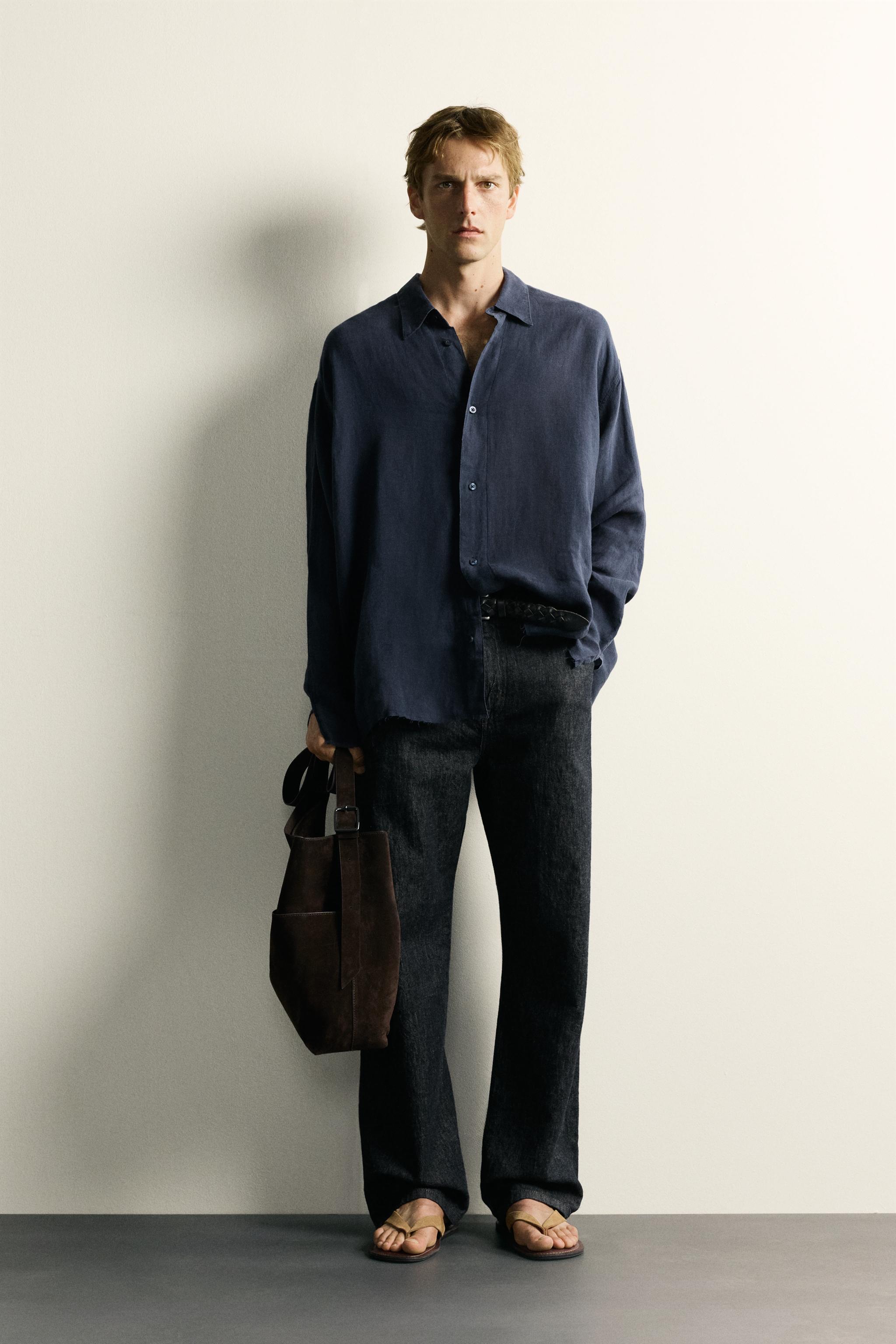 LIGHTWEIGHT 100% LINEN RELAXED FIT SHIRT
