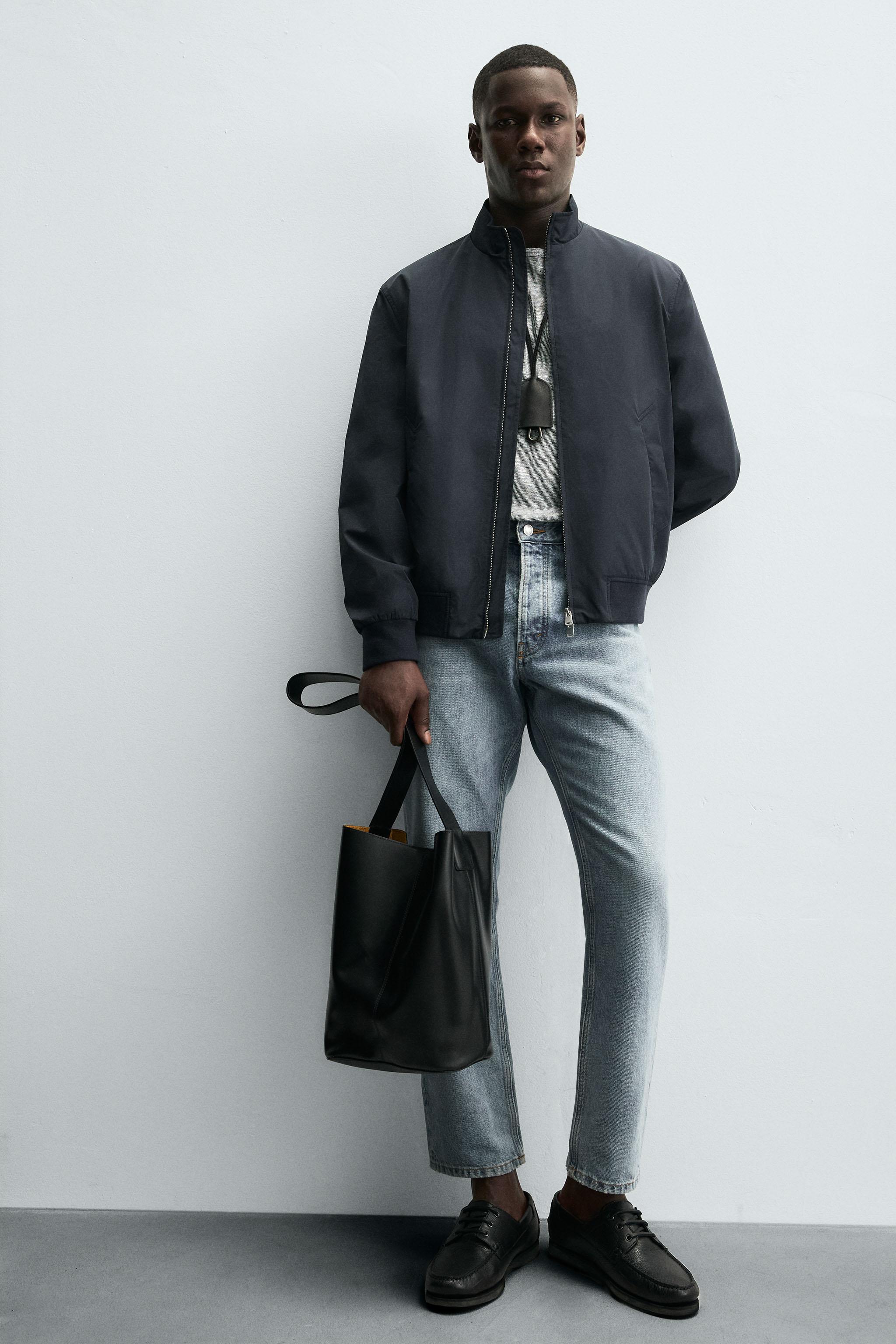ZARA　メンズスーツ　ダークブルー　ネイビー　Lサイズ ZARAメンズスーツダークブルーネイビーLサイズ