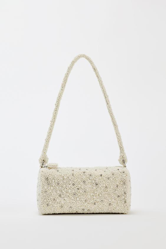 PEARL MINI DUFFEL BAG - white | ZARA United States