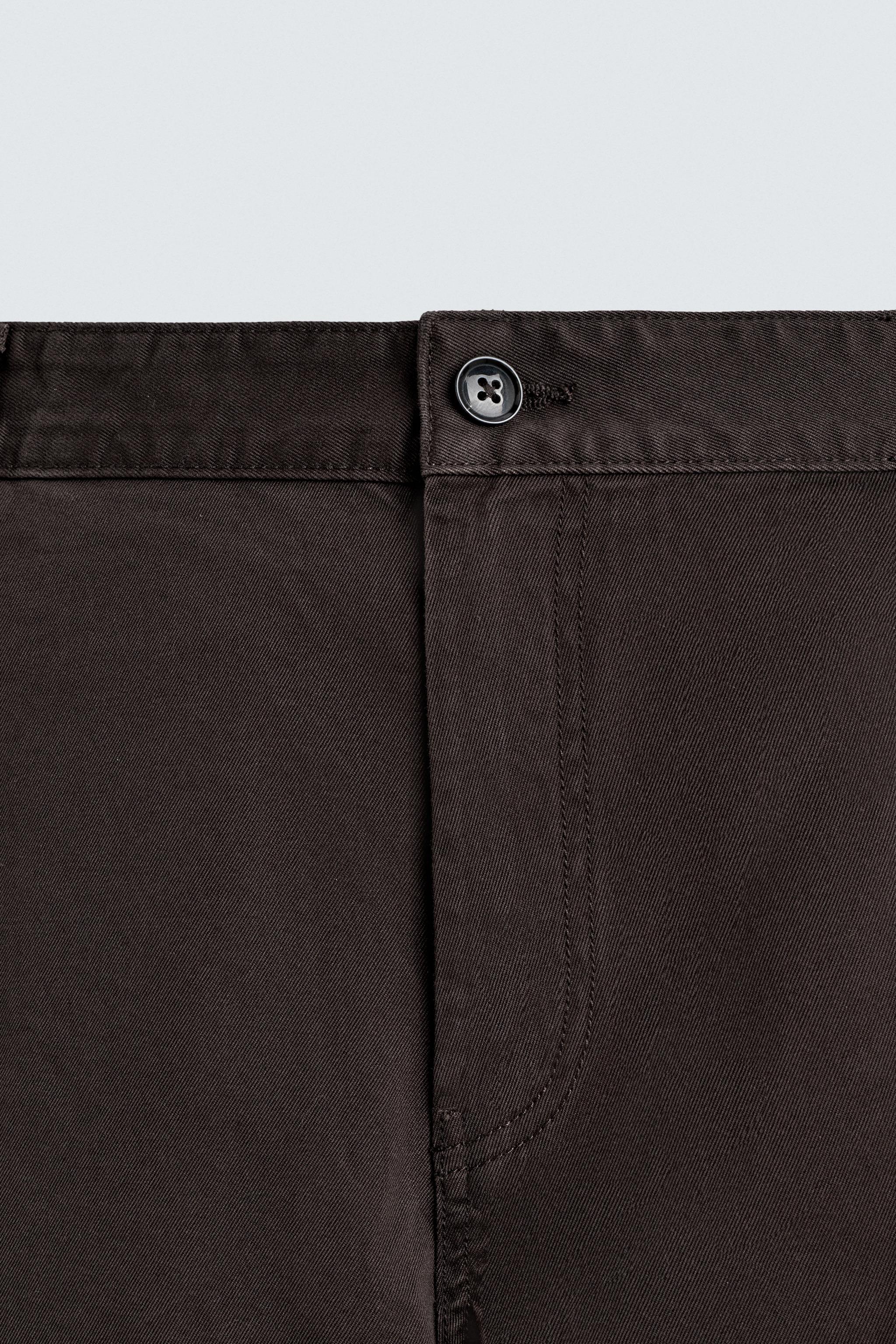 PANTALON CARGO EN SERGÉ