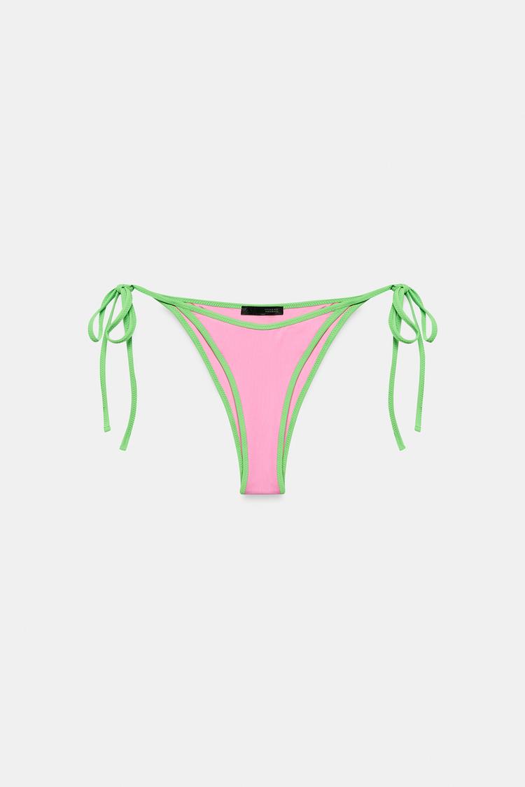 CONTRAST BIKINI BOTTOMS