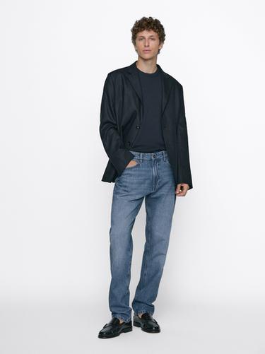 Jeans tapered fit - Índigo de Zara