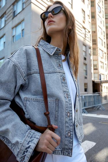 CAZADORA Z1975 DENIM - Azul claro de Zara