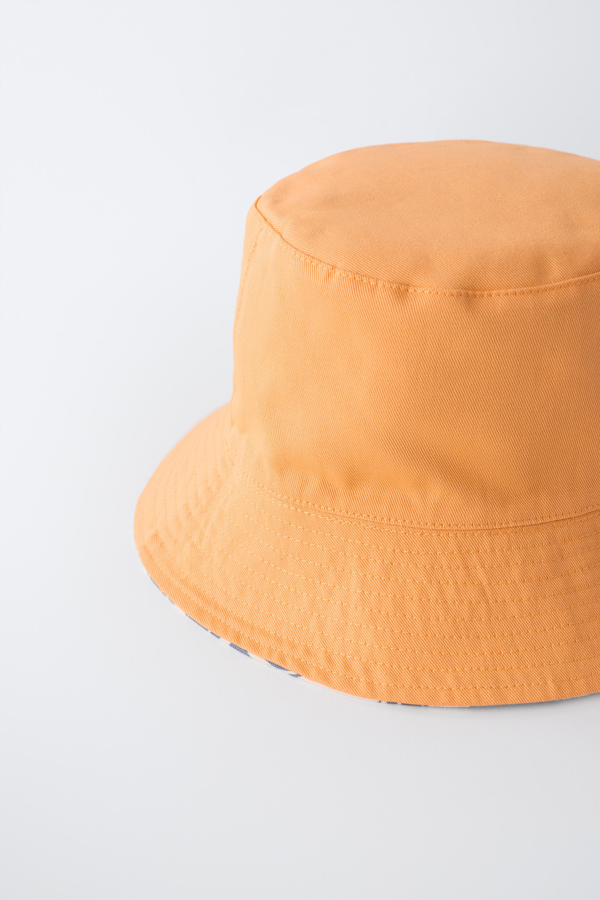 Детские головные уборы Zara REVERSIBLE LOGO BUCKET HAT — фото 2