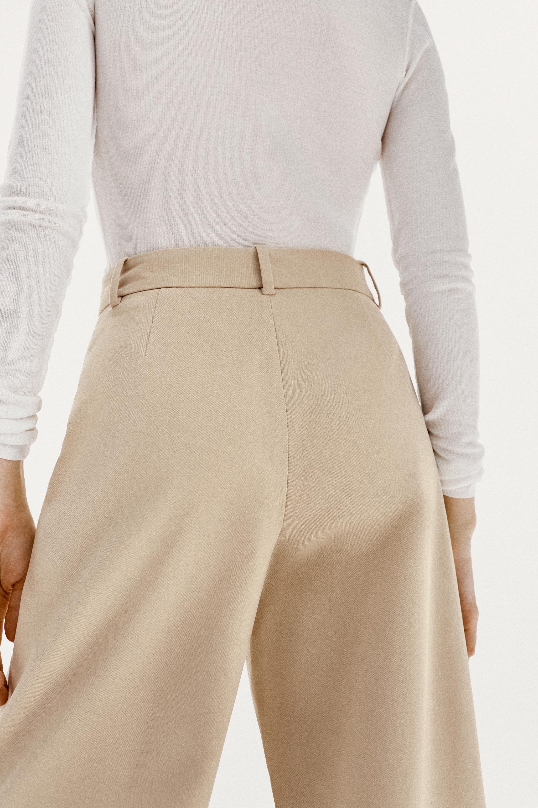 HIGH-RISE WIDE-LEG TROUSERS