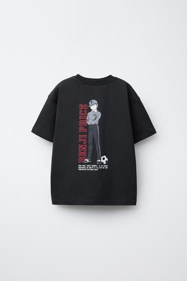 CAMPEONES OLIVER & BENJI © PRINT T-SHIRT - Black by Zara - Image 1