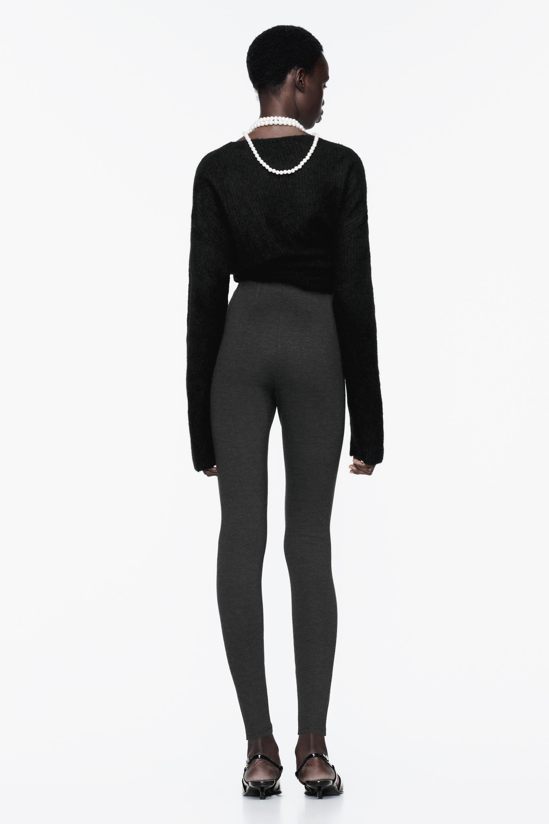 B4129 Fig Chevron Ombre Jacquard Sweater Legging – Twist Boutique