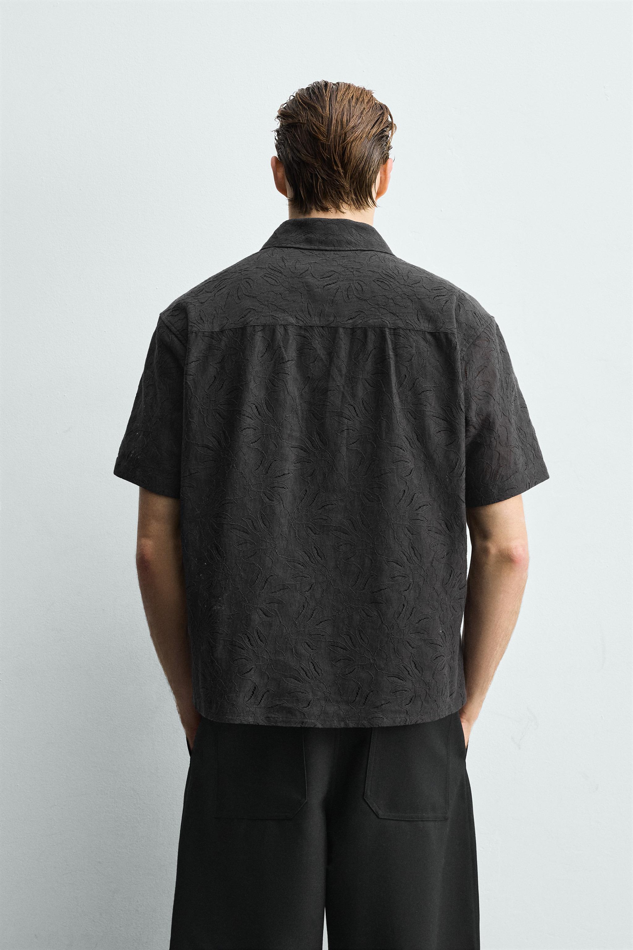 FLORAL JACQUARD SHIRT