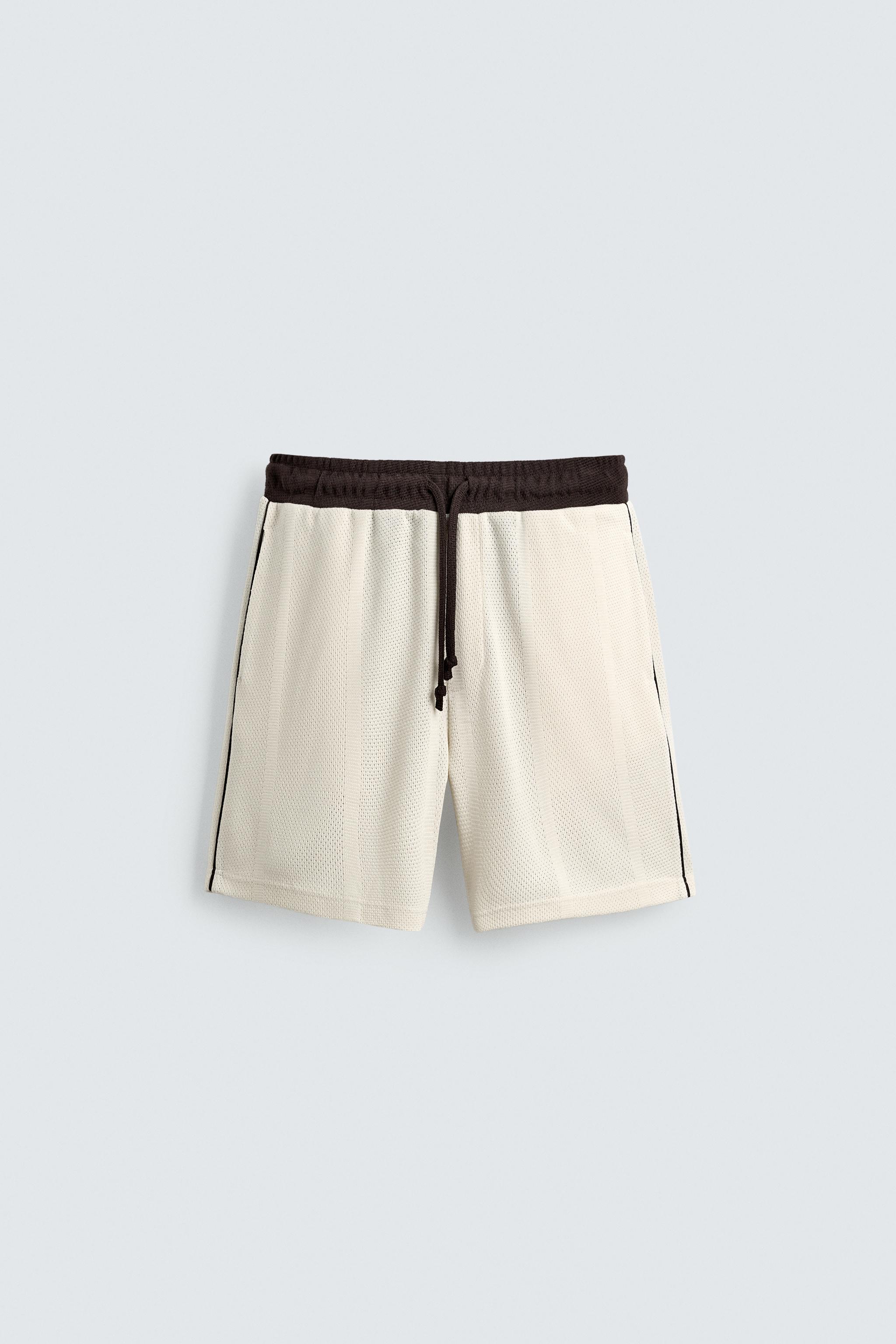 SHORT RÉTRO FOOTBALL À CONTRASTE