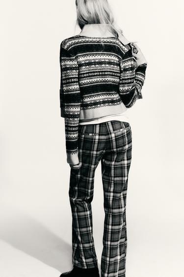GILET EN MAILLE JACQUARD - Multicolore de Zara - Image 4
