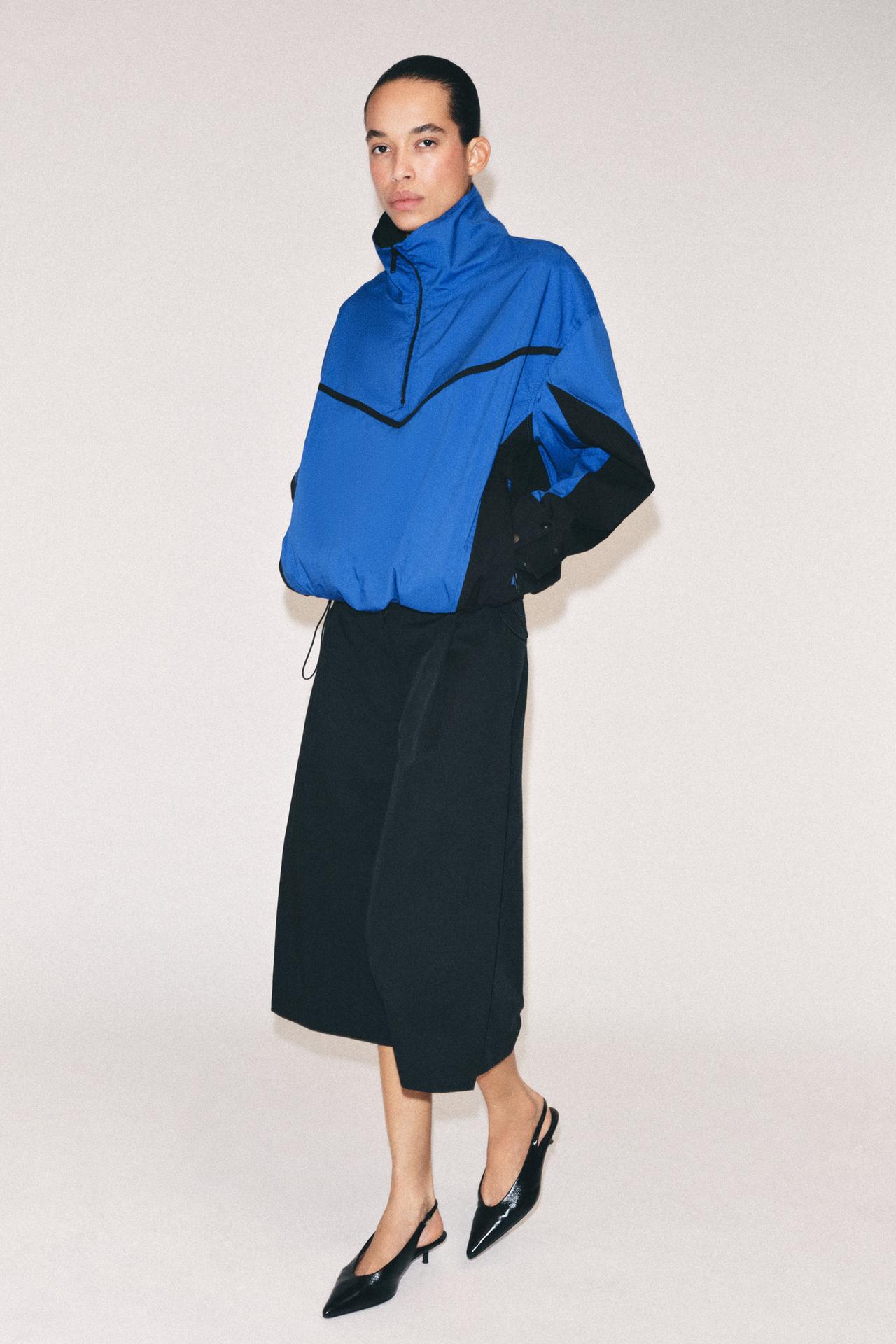 Бермуды ZW COLLECTION из технической ткани в складку