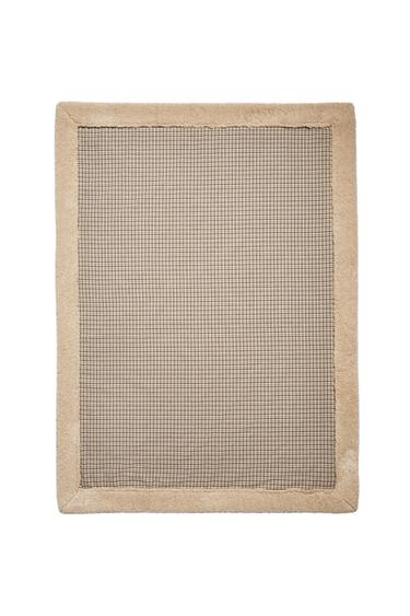 Zara SMALL CHECK PET THROW - 裸色