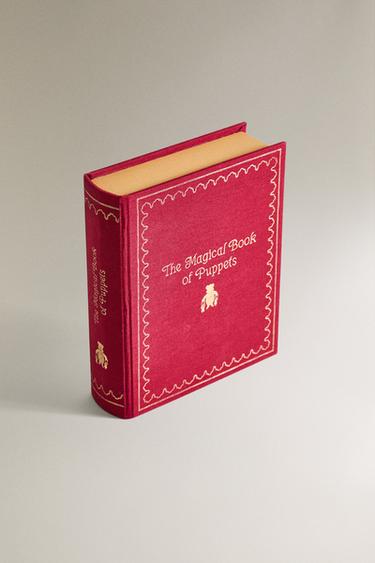 BOÎTE LIVRE MUSICALE SOURIS MARIONNETTISTE NOËL - Rouge de Zara - Image 1