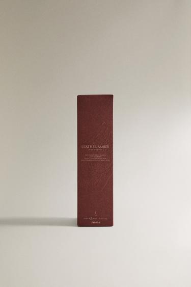 (95 ML) LEATHER AMBER REED DIFFUSERS - Black by Zara - Image 4