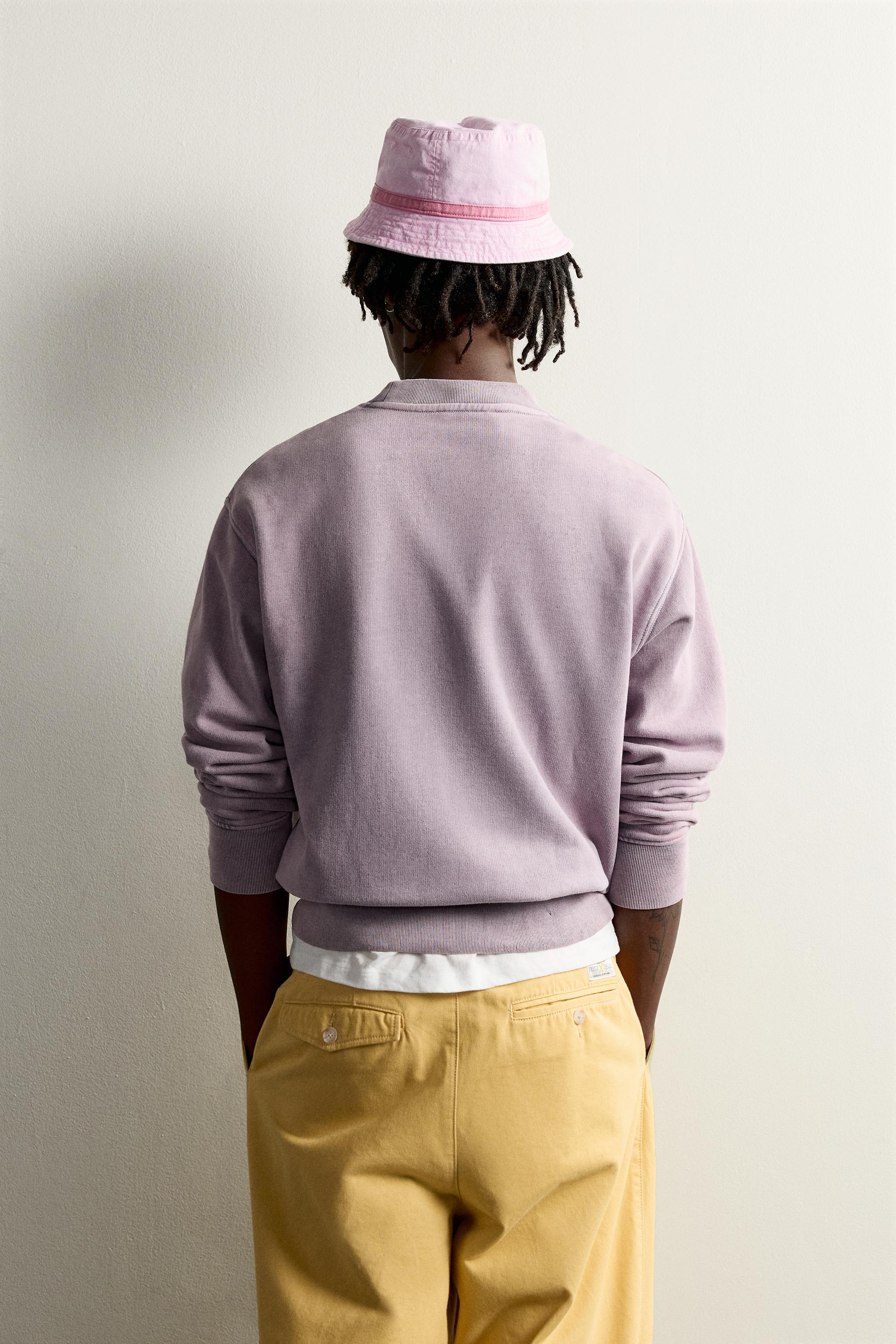 FRUIT OF THE LOOM™ WASHED TEXT SWEATSHIRT