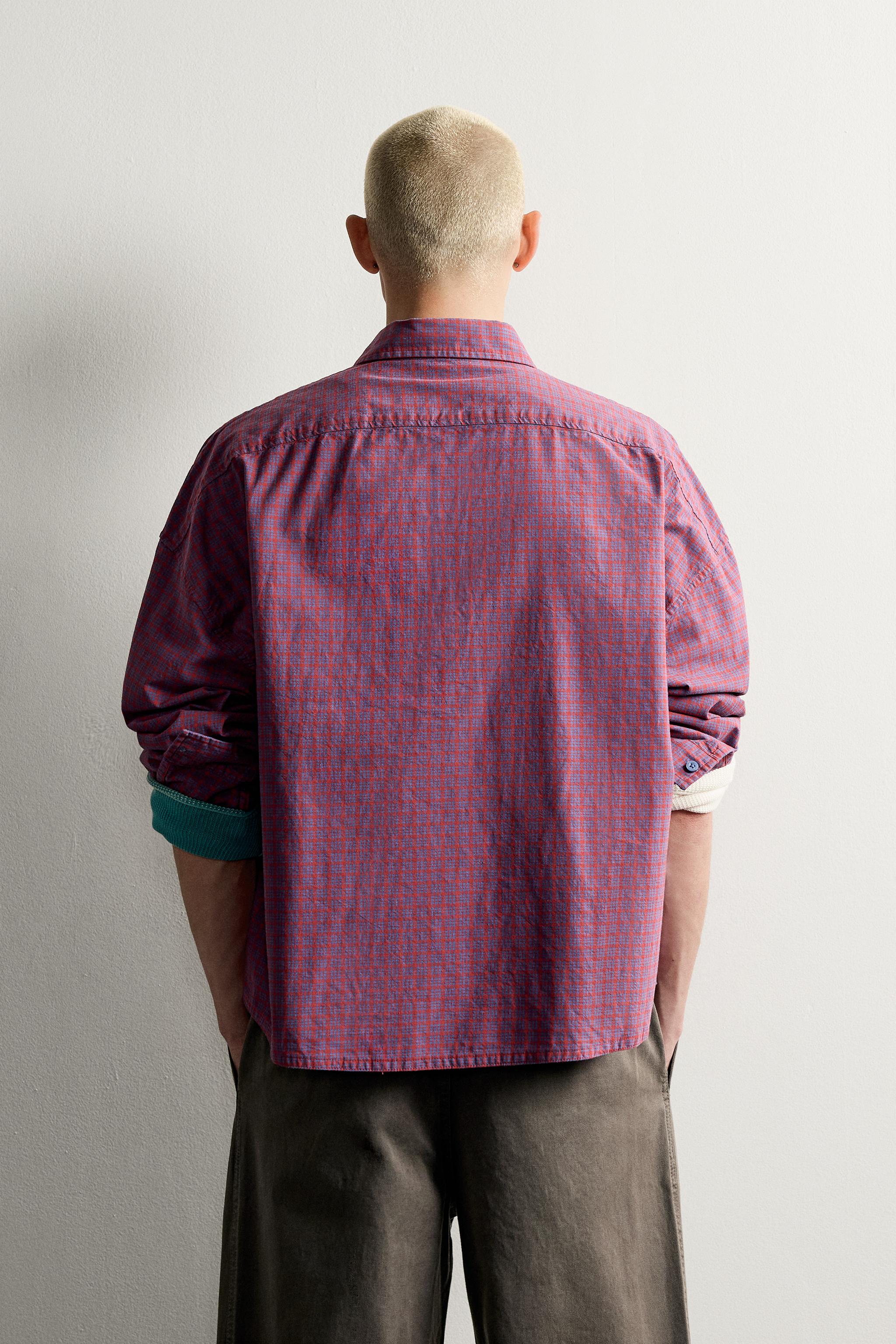 CHEMISE OVERSIZE FIT carreaux