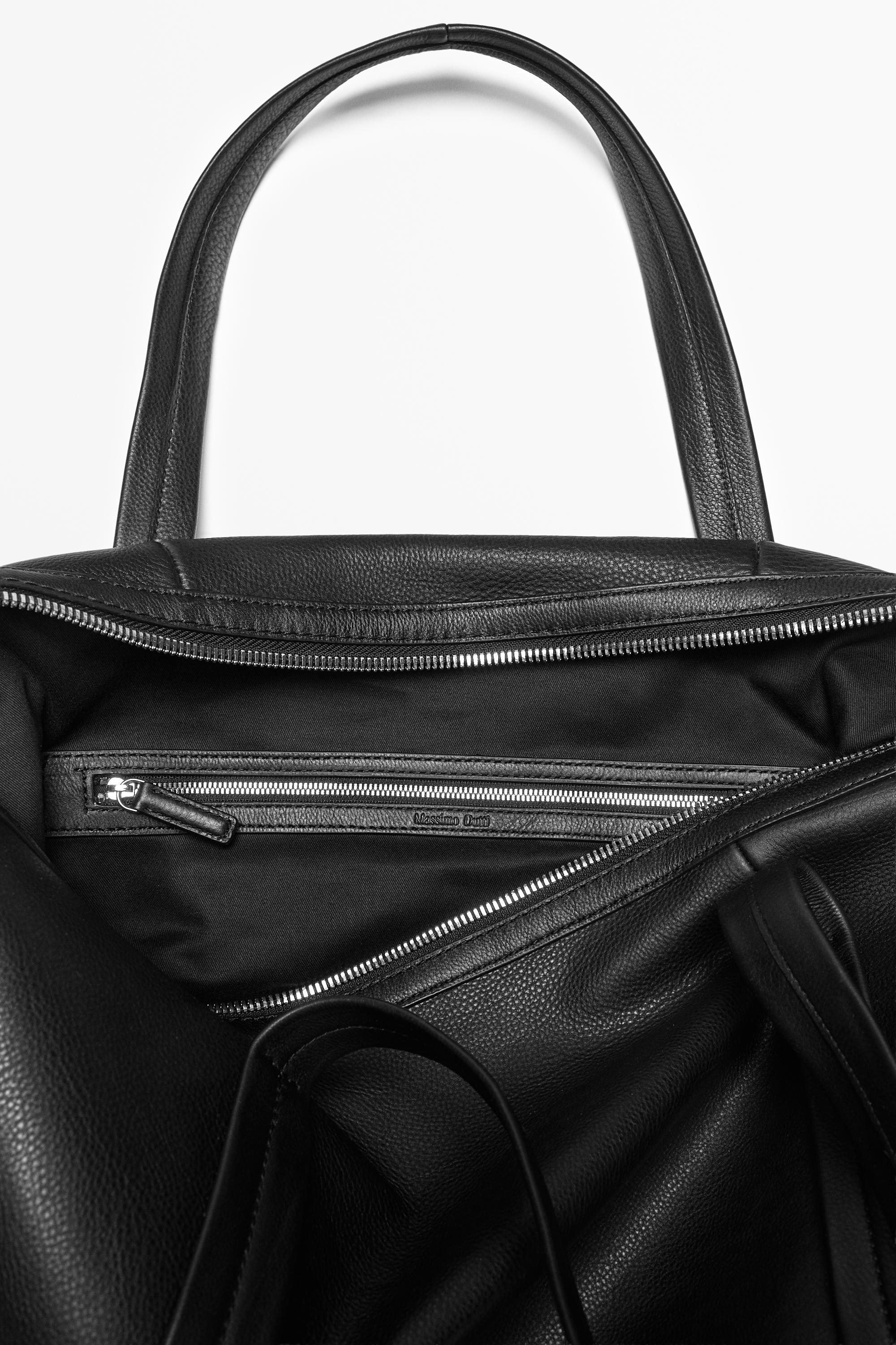 Nappa leather carry-on bag