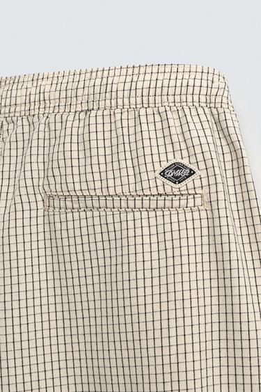 BALLOON FIT PLEATED TROUSERS - Ecru / Black by Zara - Image 8