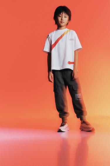 PANTALÓN JOGGER SPORTY - Gris de Zara