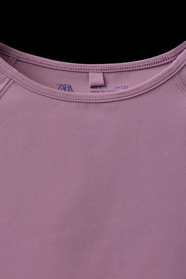 CUT-OUT-T-SHIRT - Hellrosa  von Zara