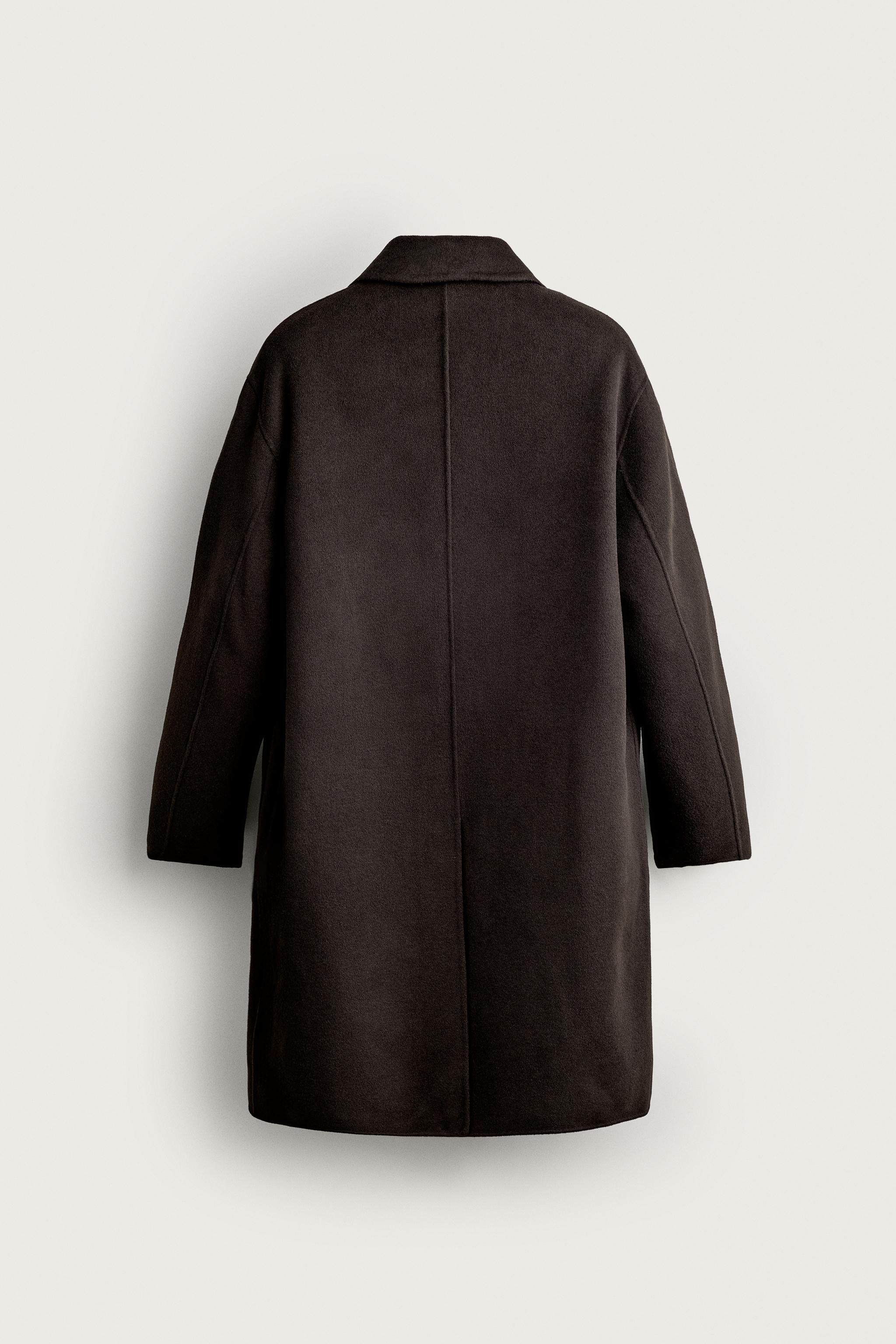 WOOL-BLEND DOUBLE-FACED COAT
