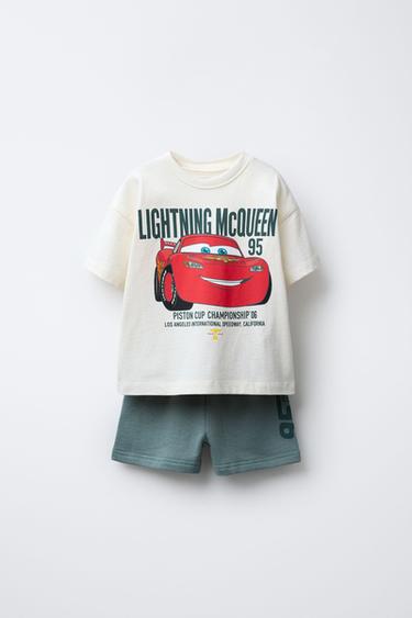 Zara © 迪士尼《Cars 閃電麥坤》慢跑套裝 - 湖綠色