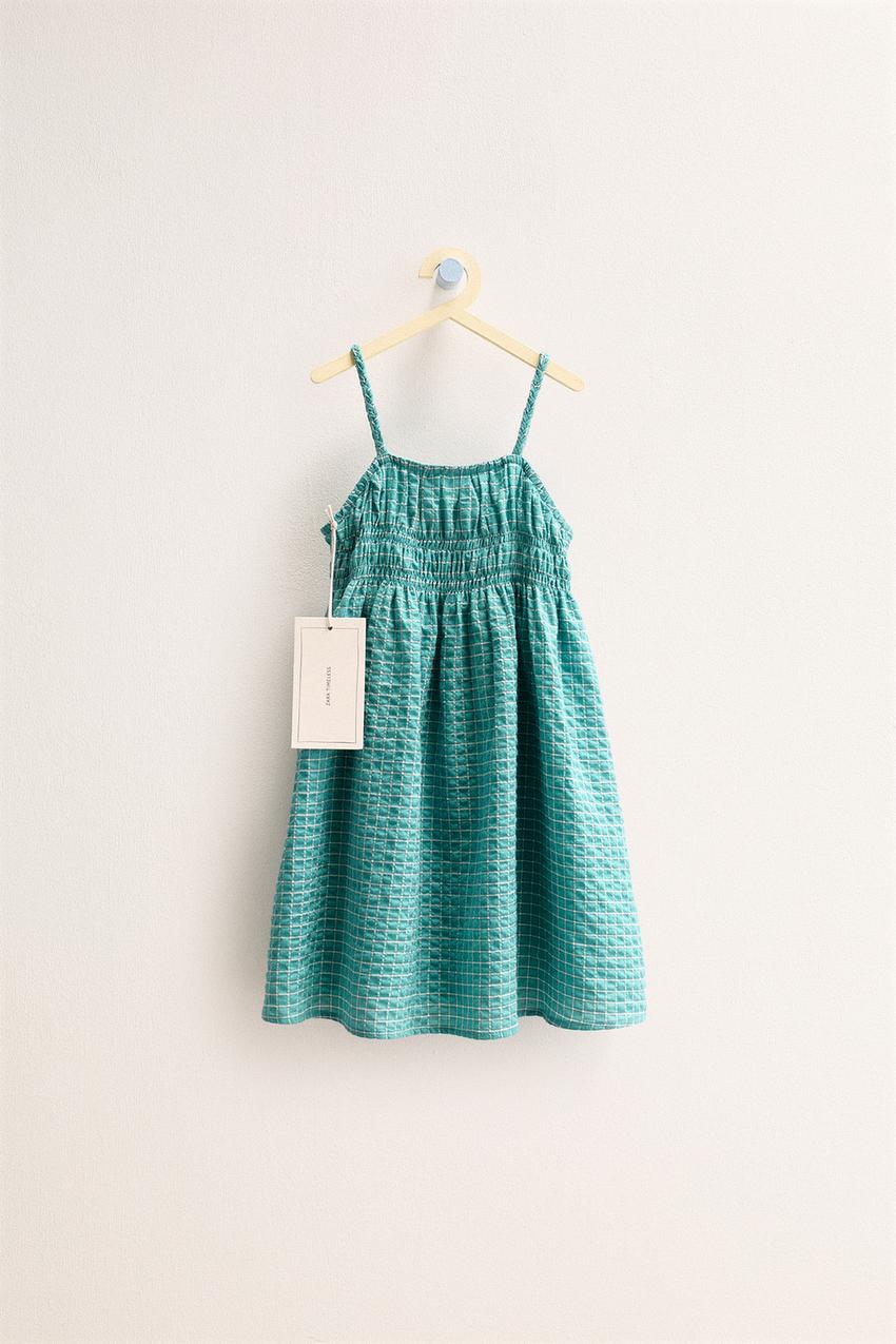 green emerald velvet dress Zara Green Floral Print Open Back Midi Dress (Removable Feather Cuff  included) main image 0