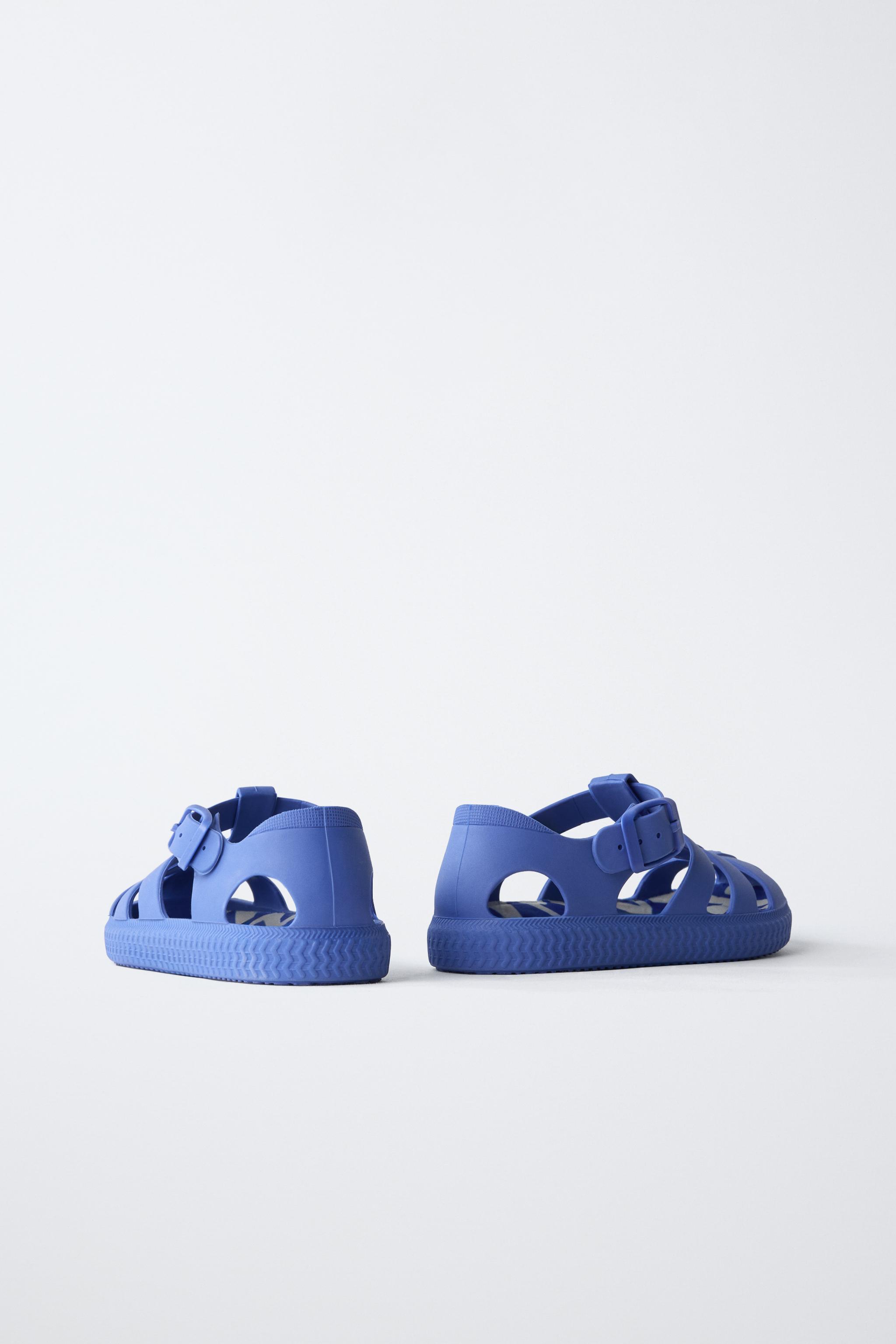 Детские сандалии Zara RUBBERIZED FISHERMAN SANDALS — фото 6