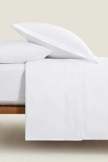 DRAP-HOUSSE PERCALE DE COTON | 30 CM DE HAUT (200 FILS) - Blanc de Zara - Image 5