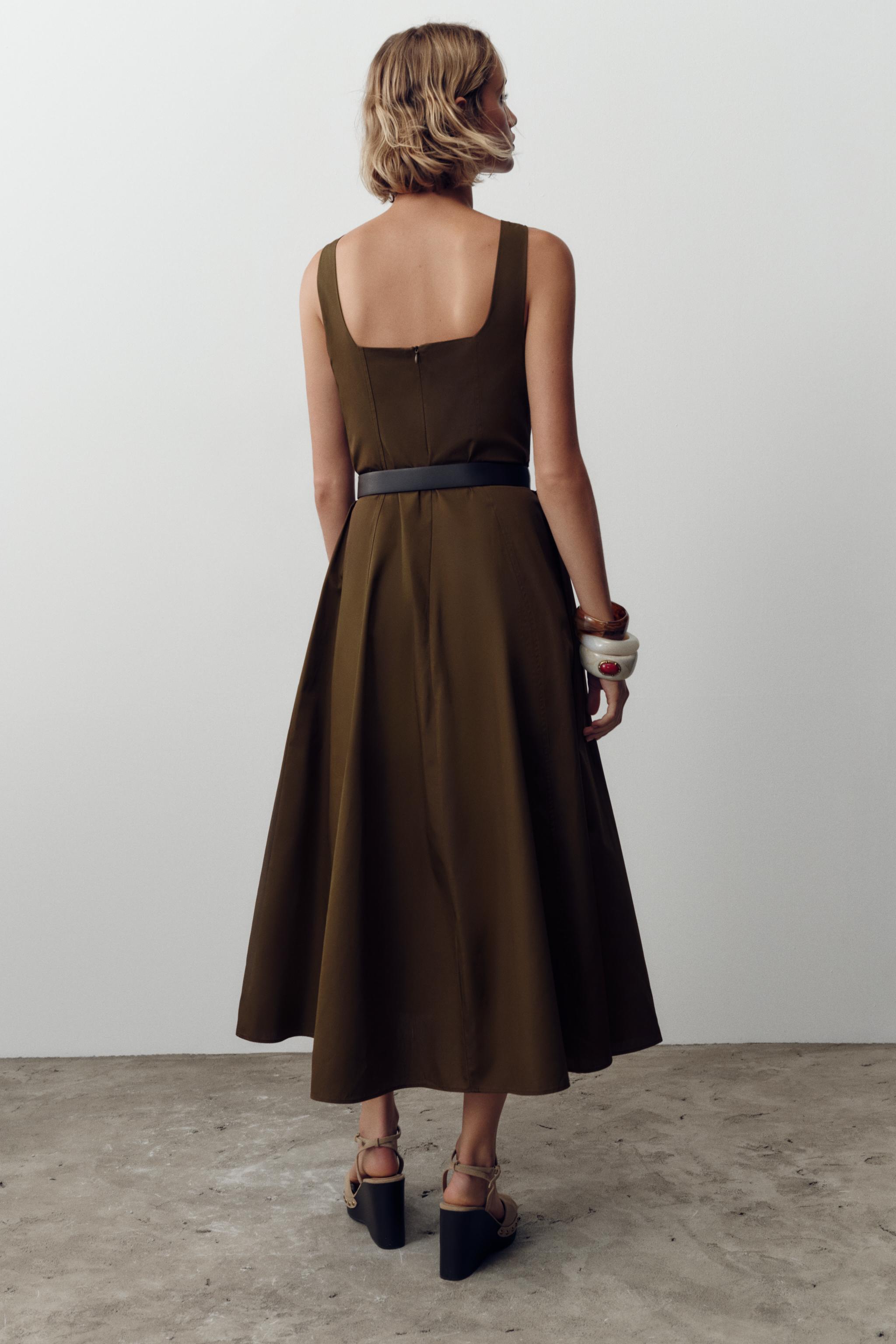 ROBE MI-LONGUE CEINTURE
