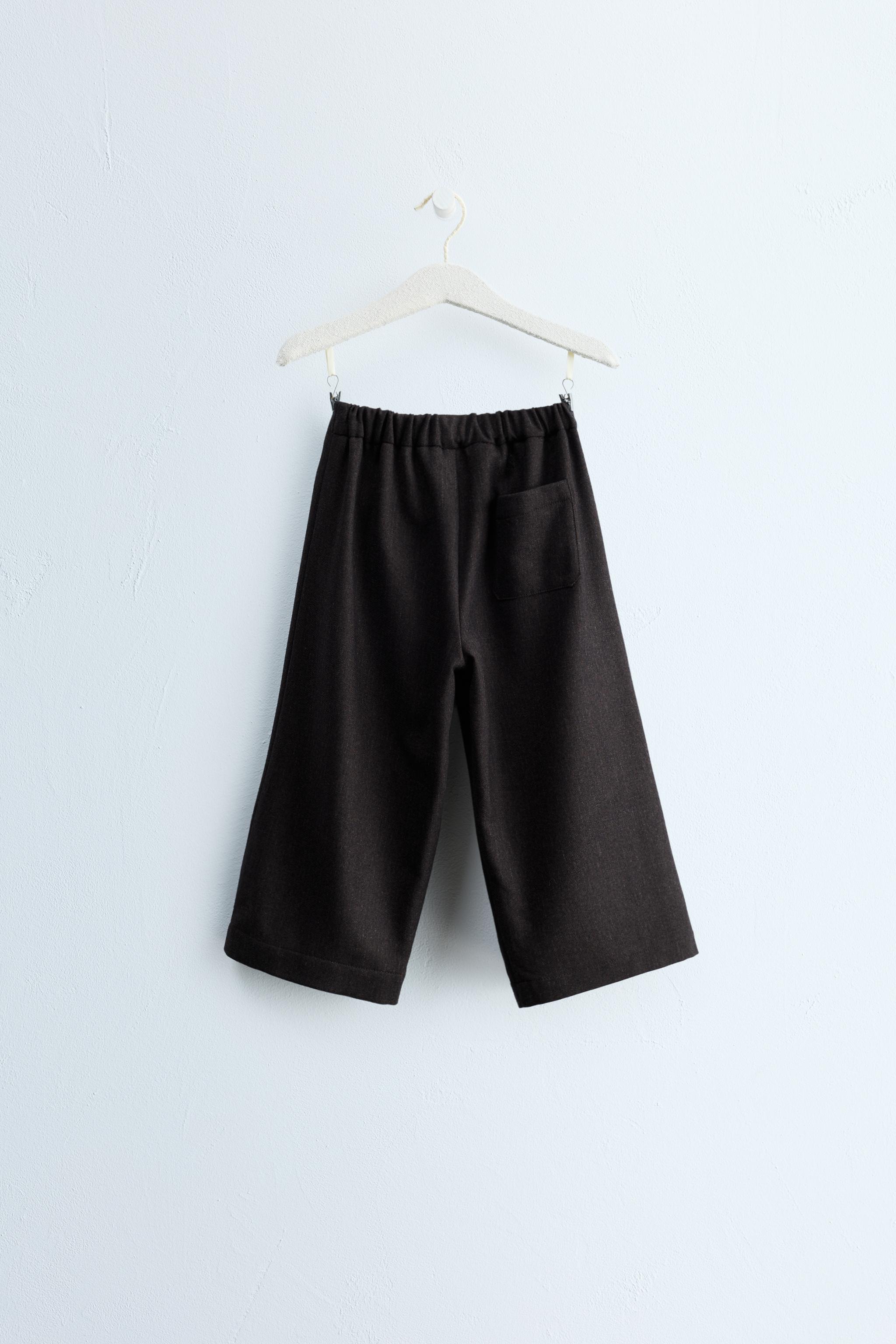 ZARA TIMELESS - WOOL WIDE-LEG PANTS