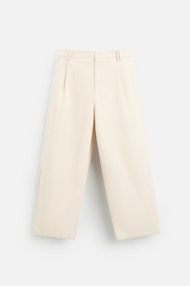 CALÇA BALLOON FIT - Cru da Zara