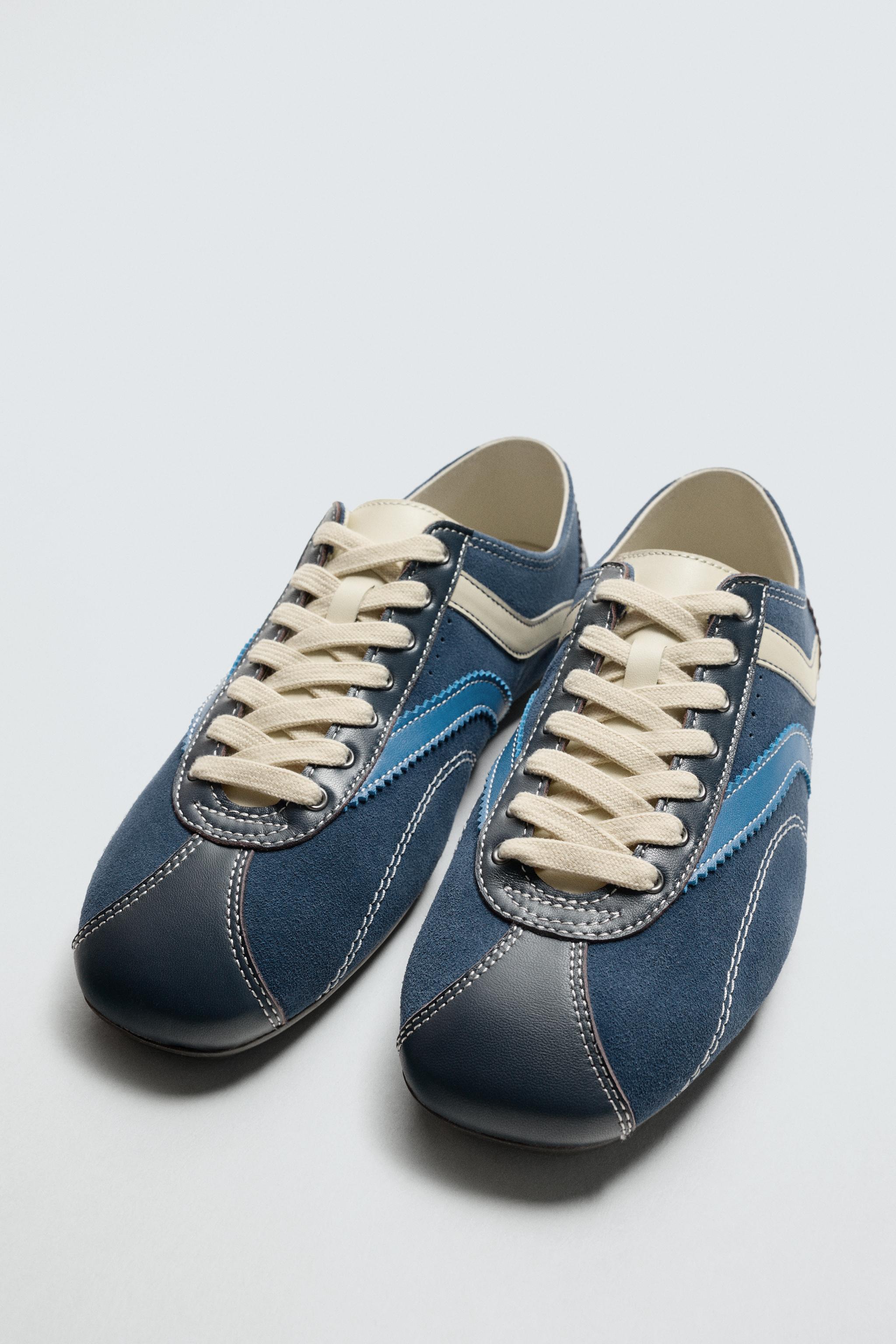Zara × HARRY LAMBERT ハリー ランバート レザースニーカー ZARA - ザラ ハリー・ランバート レザースニーカー 44（28.3cm