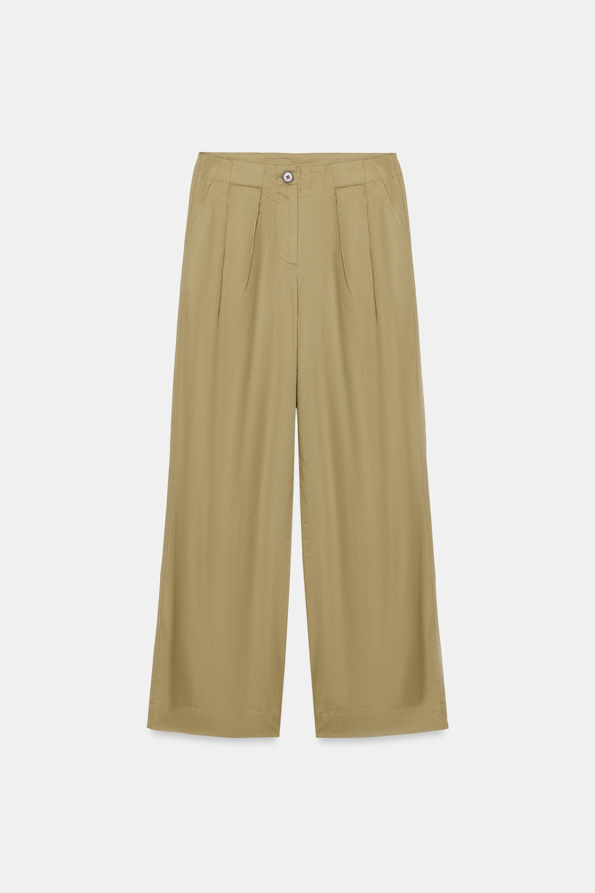 PANTALON BARREL À PINCES
