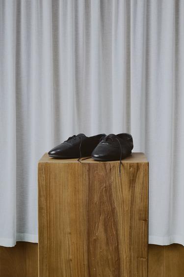 КОЖАНЫЕ ТУФЛИ AARON LEVINE X ZARA — Черный от Zara