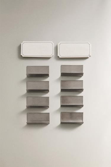 SET METALLTISCHKARTEN UND -KARTEN - Silber von Zara - Bild 0