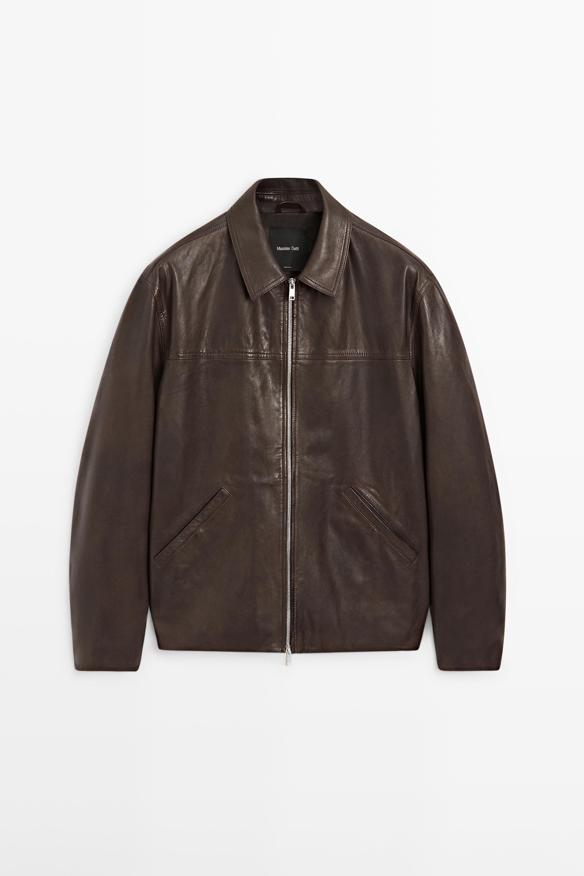 Nappa leather jacket