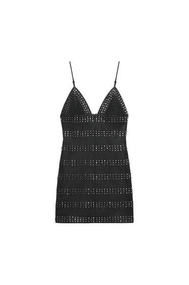 LEATHER STUDDED DRESS LUDOVIC DE SAINT SERNIN x ZARA