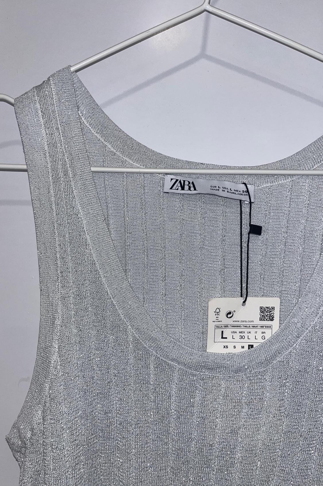 METALLIC THREAD KNIT TOP - Image 2