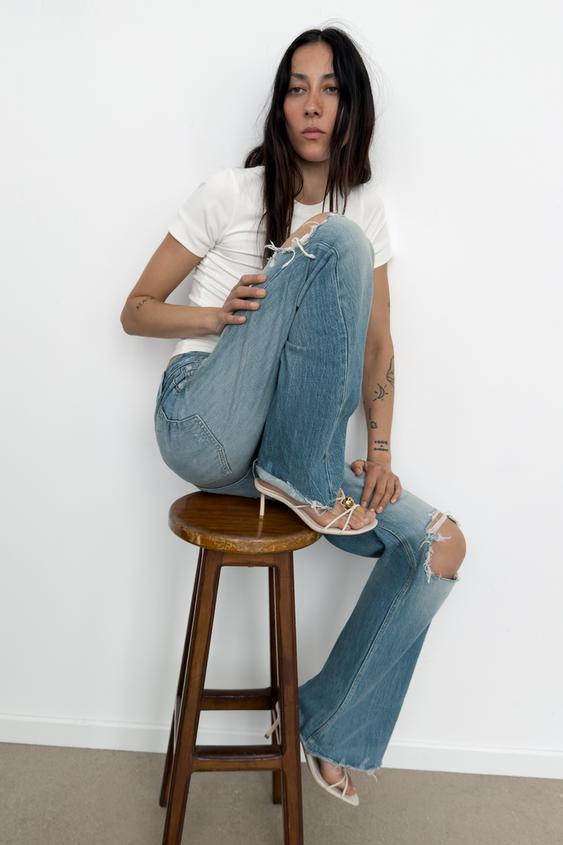 METALLIC APPLIQUE HEELED SANDALS from Zara - $59.90