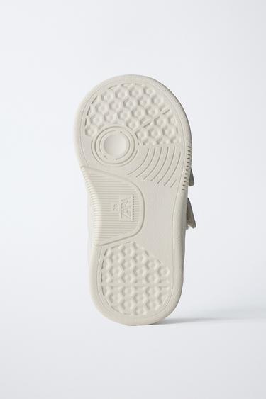 LEATHER STRAP BAREFOOT SNEAKERS - White by Zara - Image 6