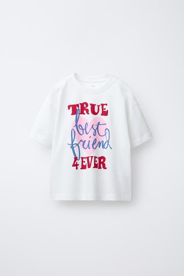 PRINTED T-SHIRT - White by Zara - Image 0