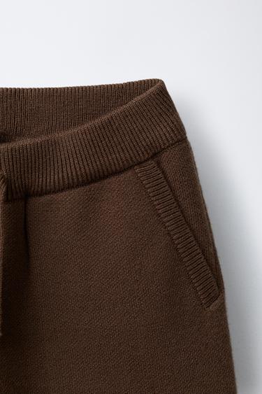 KNIT CULOTTES - Chocolate brown by Zara - Image 3